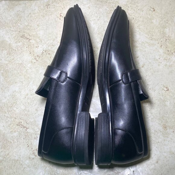 Perry Ellis Portfolio Mens Black Loafers Casual Preppy Career Wear *READ* - Picture 7 of 9